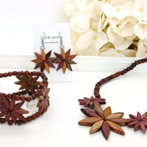 Rhombus Flower Earrings