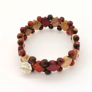 Little Squares Meleny Wood Bracelet