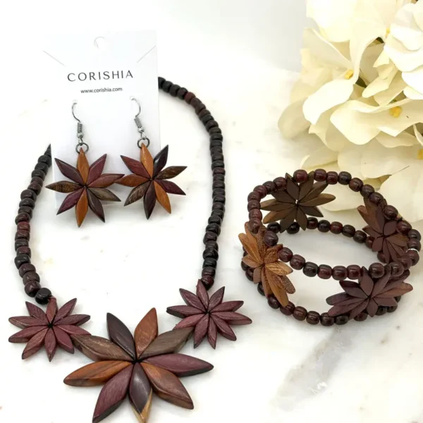 Rhombus Flowers Set